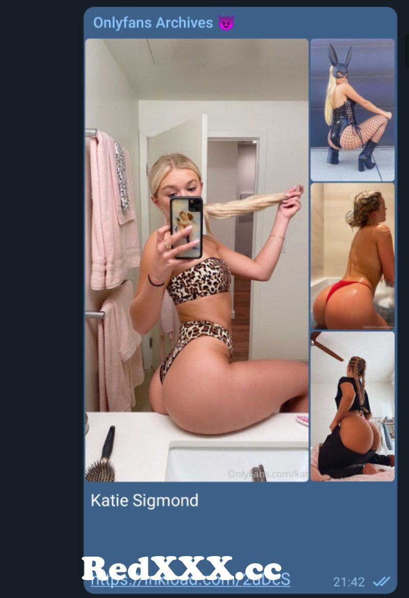 Signmond leak fans katie only Katie Sigmond.