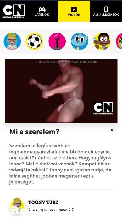 Old Cartoon Network Porn Gallery - Somebody hacked Cartoon Network's Hungary website and added a porn video to  their Videos page. from xxx cartoon nepali porn video Post - RedXXX.cc